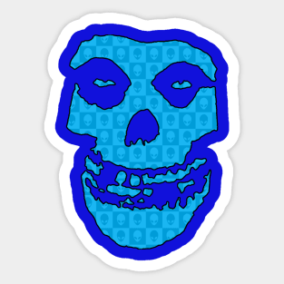 Crimson Ghost - Blue Aliens Sticker